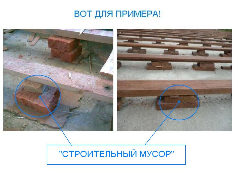 Как делать тумбы из кирпича под лаги